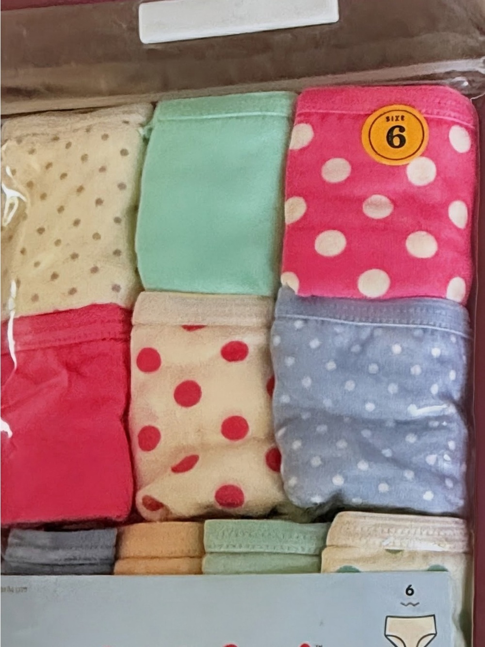 Cat & Jack Girls' Briefs Pack - Pink, Mint, Cream, Light Blue 10 pk